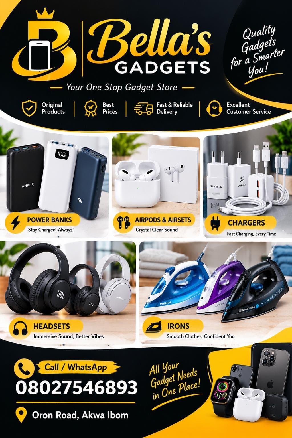 Bella's gadgets