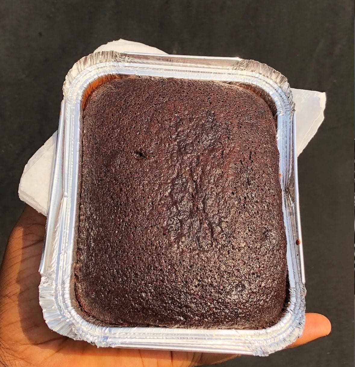 Midi Chocolate foil cake